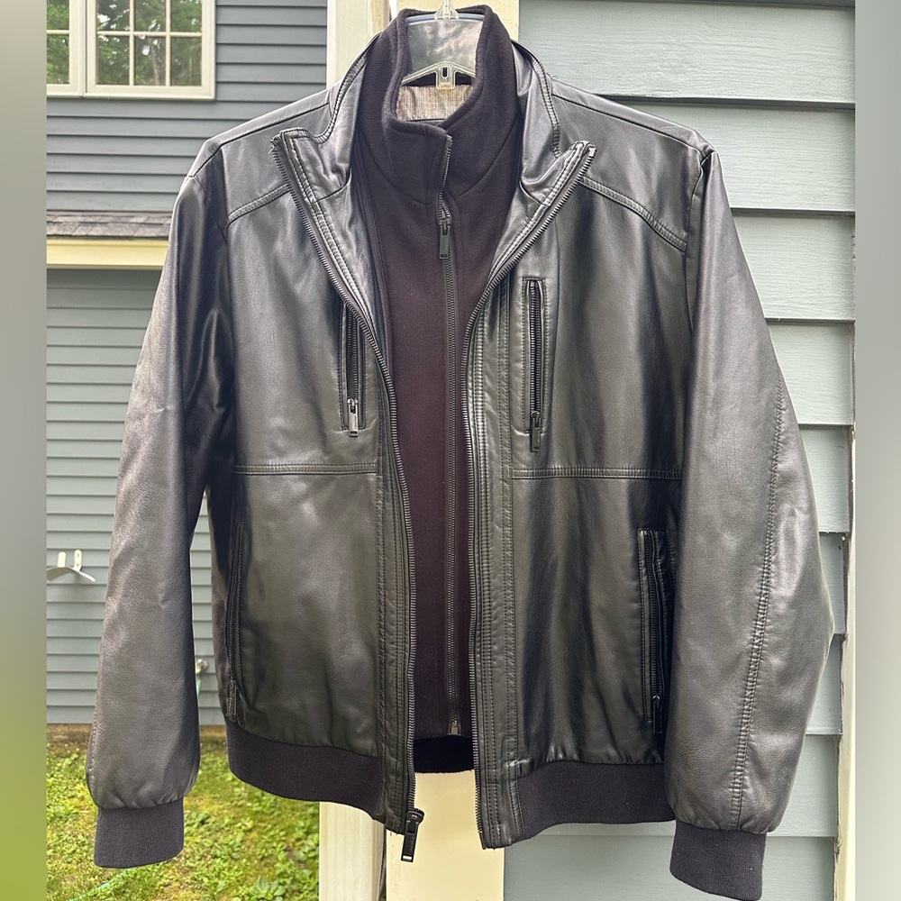 Women’s XL Calvin Klein Double Zip Bomber Jacket. Barely worn perfect condition.